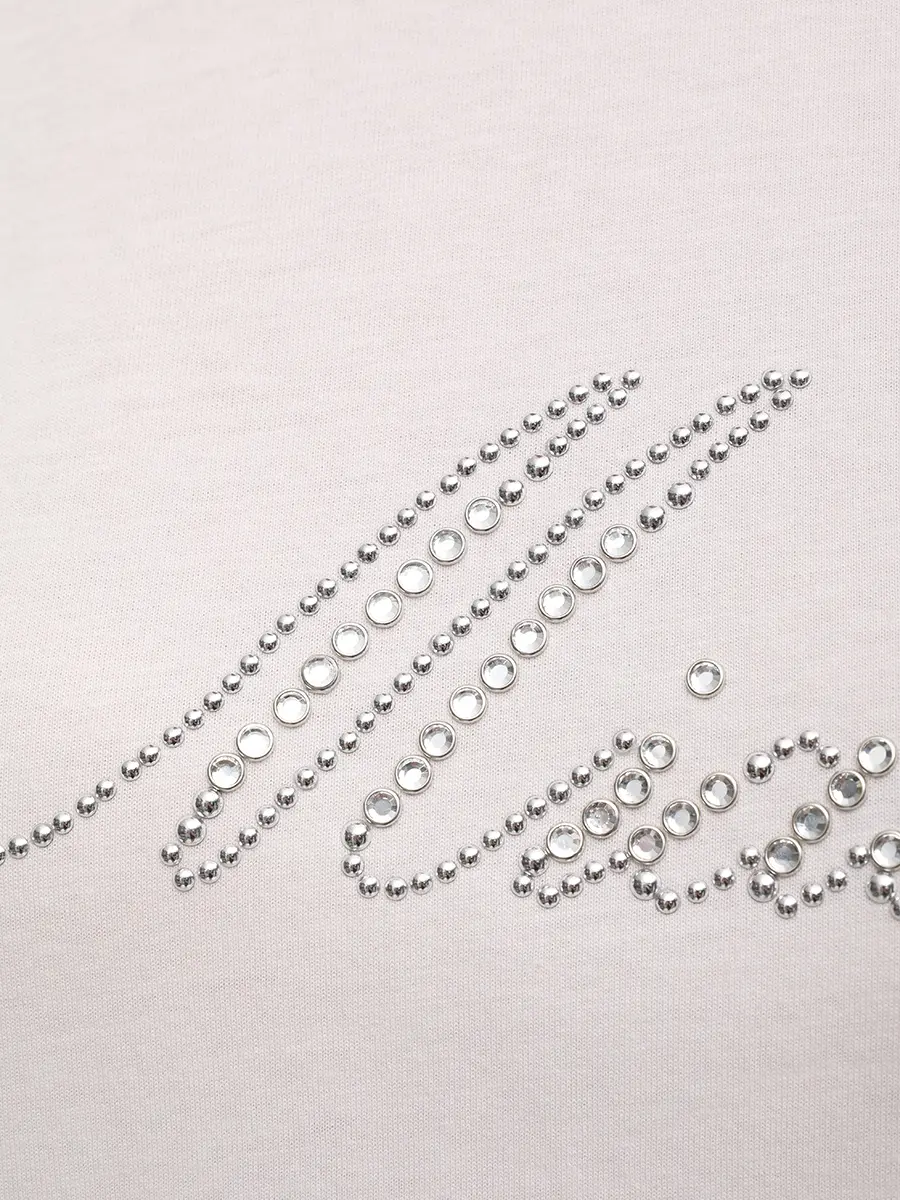 Футболка хлопковая BLUMARINE 2T110AN0103 Белый  Фото 6