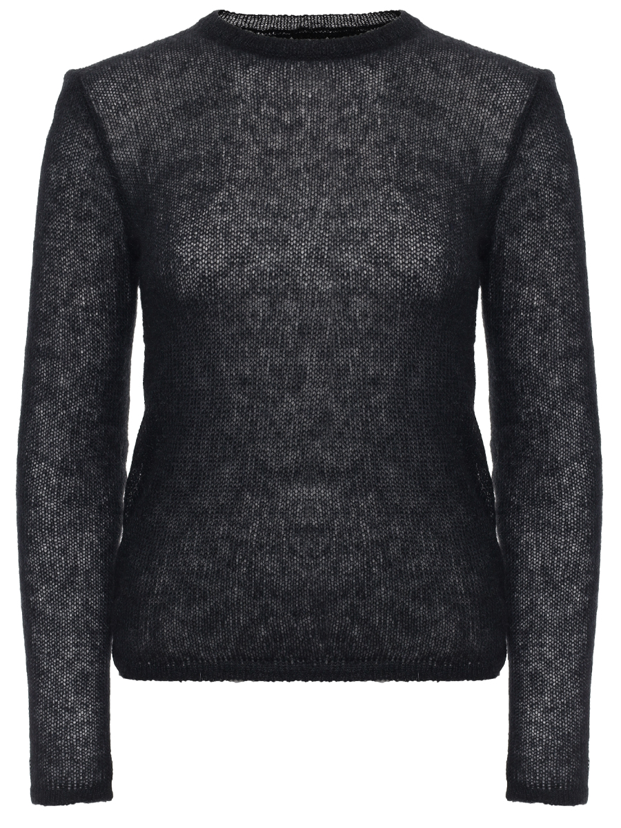 

Джемпер из мохера, Черный, LA1020