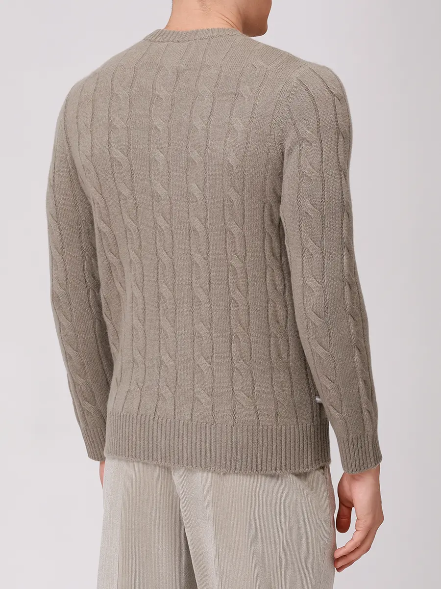 Джемпер кашемировый PAUL TAYLOR PT7MA F042 700 Зеленый  Фото 3