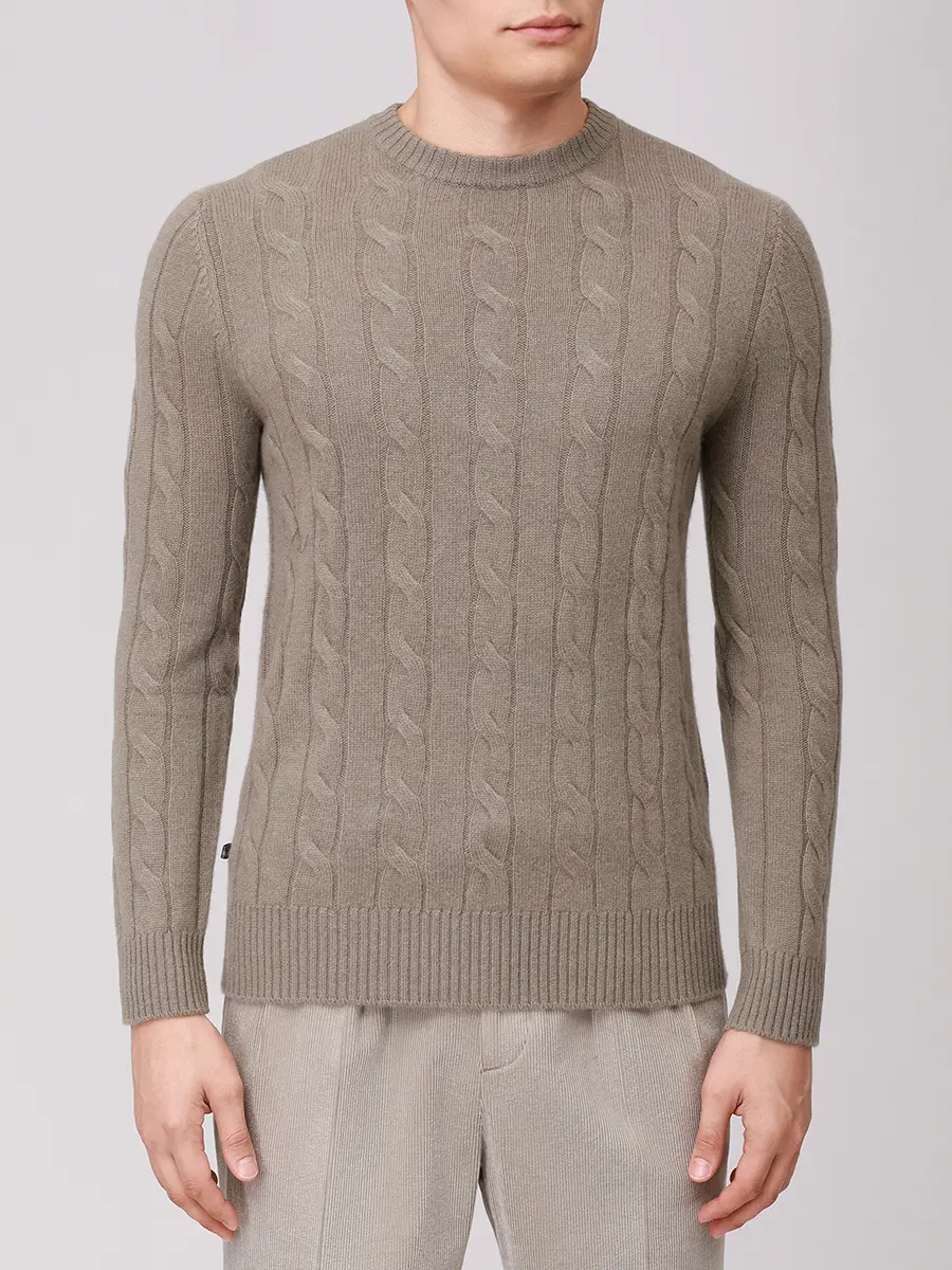 Джемпер кашемировый PAUL TAYLOR PT7MA F042 700 Зеленый  Фото 4