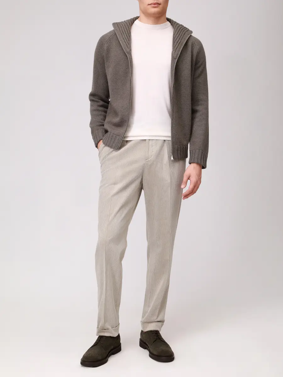 Кардиган шерстяной PAUL TAYLOR PT7MA F022 700 Хаки  Фото 2