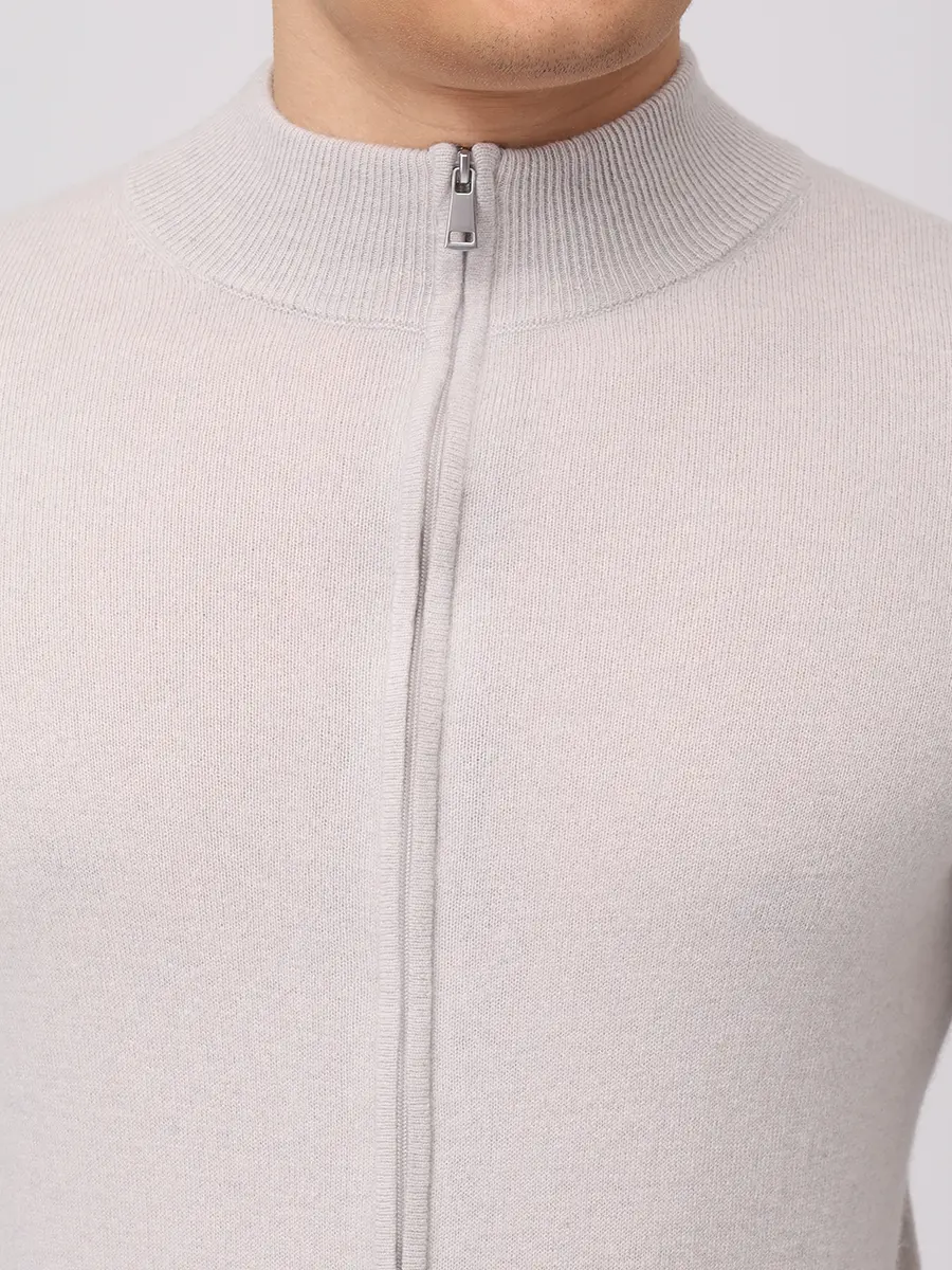 Кардиган шерстяной PAUL TAYLOR PT7MA F046 002 Кремовый  Фото 5