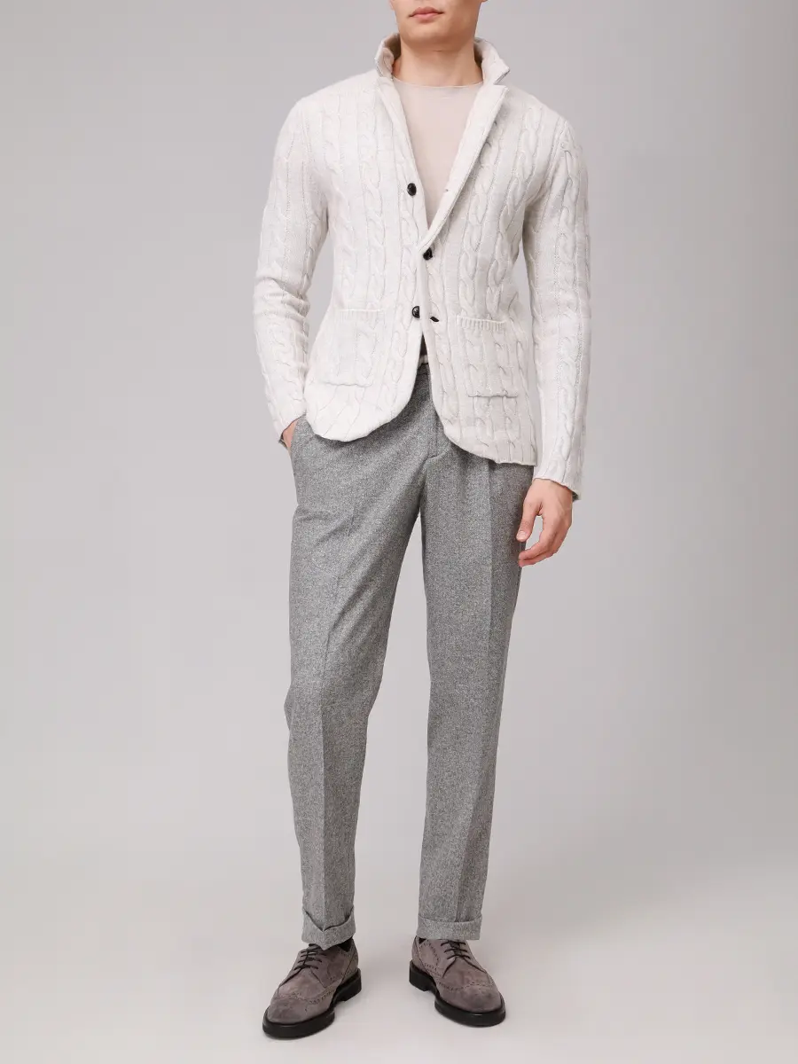 Кардиган вязаный PAUL TAYLOR PT7MA G019 501 Серый  Фото 2