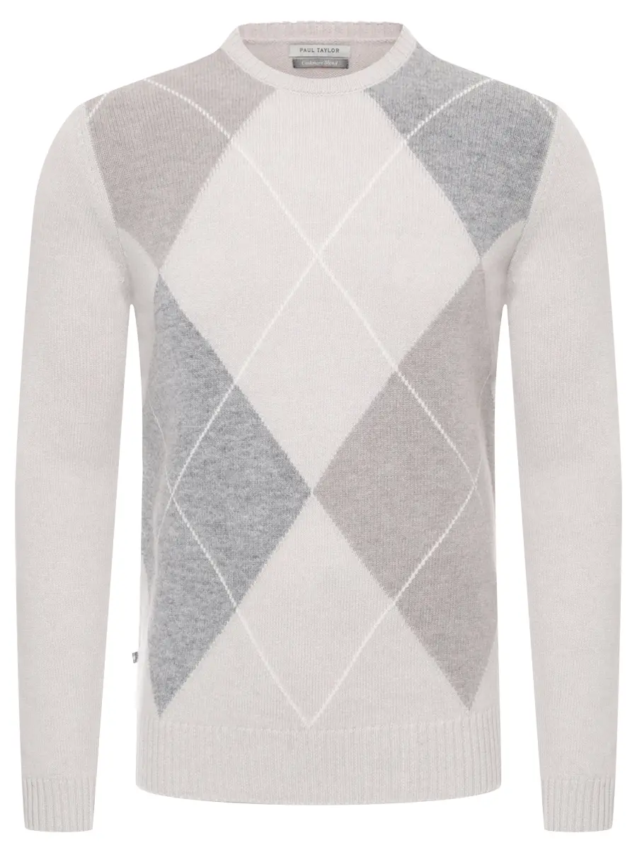 Джемпер шерстяной PAUL TAYLOR PT7MA F005 002 Клетка 