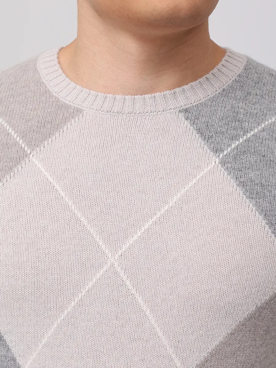 Джемпер шерстяной PAUL TAYLOR PT7MA F005 002 Клетка  Фото 5