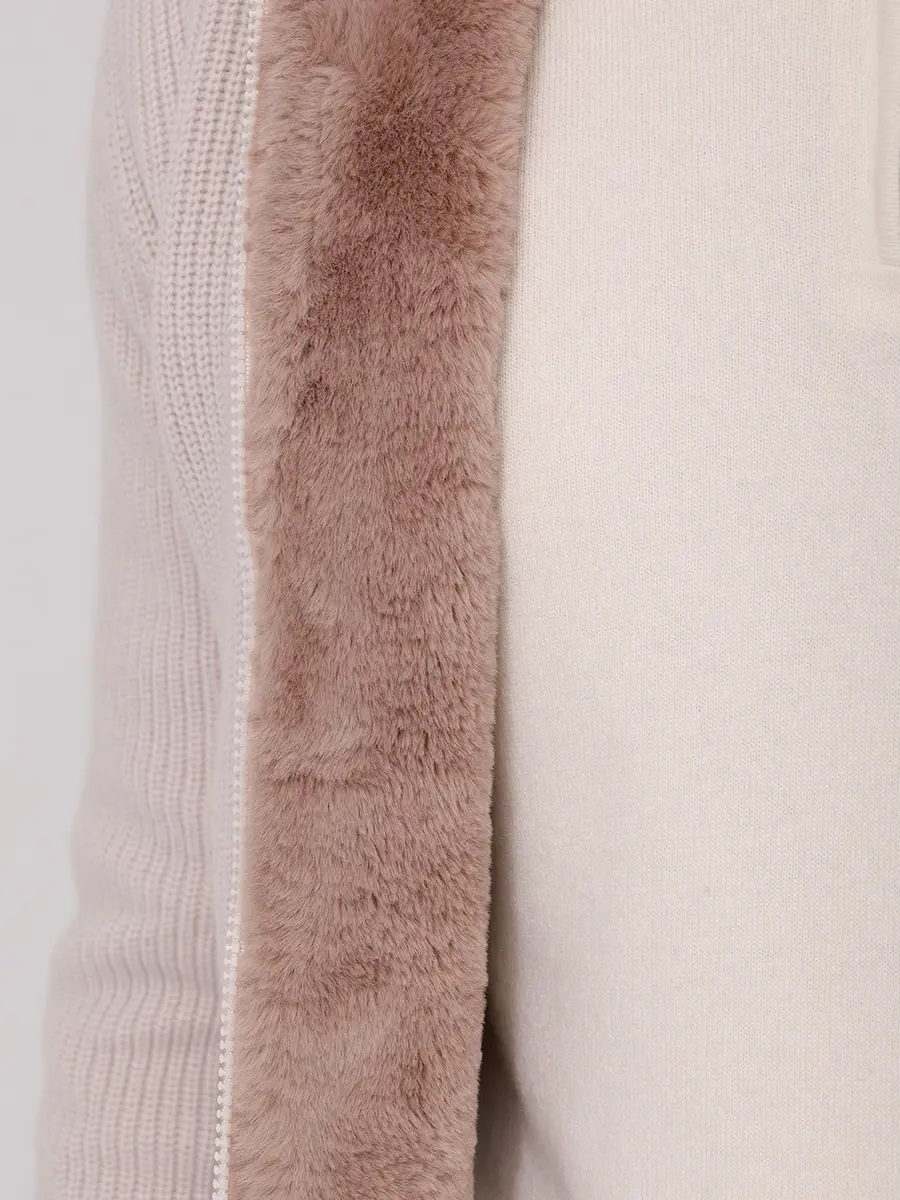 Куртка на меху PAUL TAYLOR PT7MA F028 002 Кремовый  Фото 6