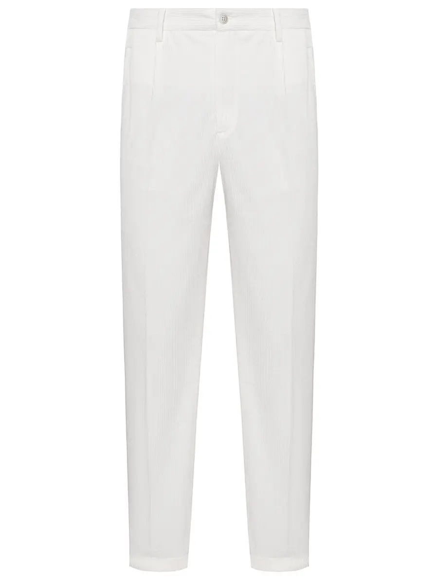 Брюки вельветовые PAUL TAYLOR PT7PA V015 001 Белый 