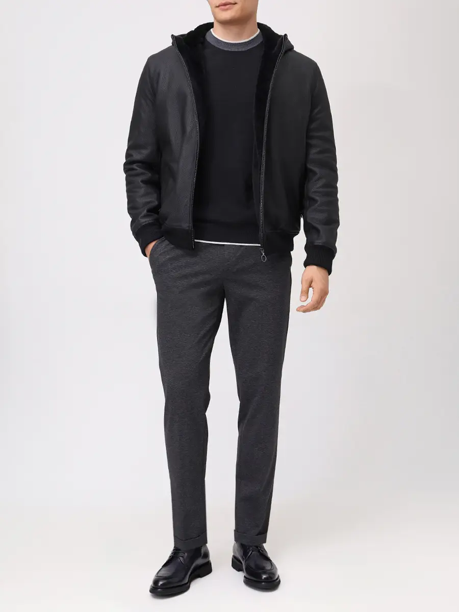 Брюки хлопковые PAUL TAYLOR PT7PA J063 502 Серый  Фото 2