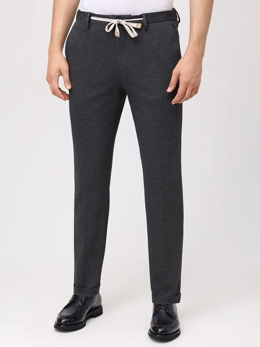 Брюки хлопковые PAUL TAYLOR PT7PA J063 502 Серый  Фото 4