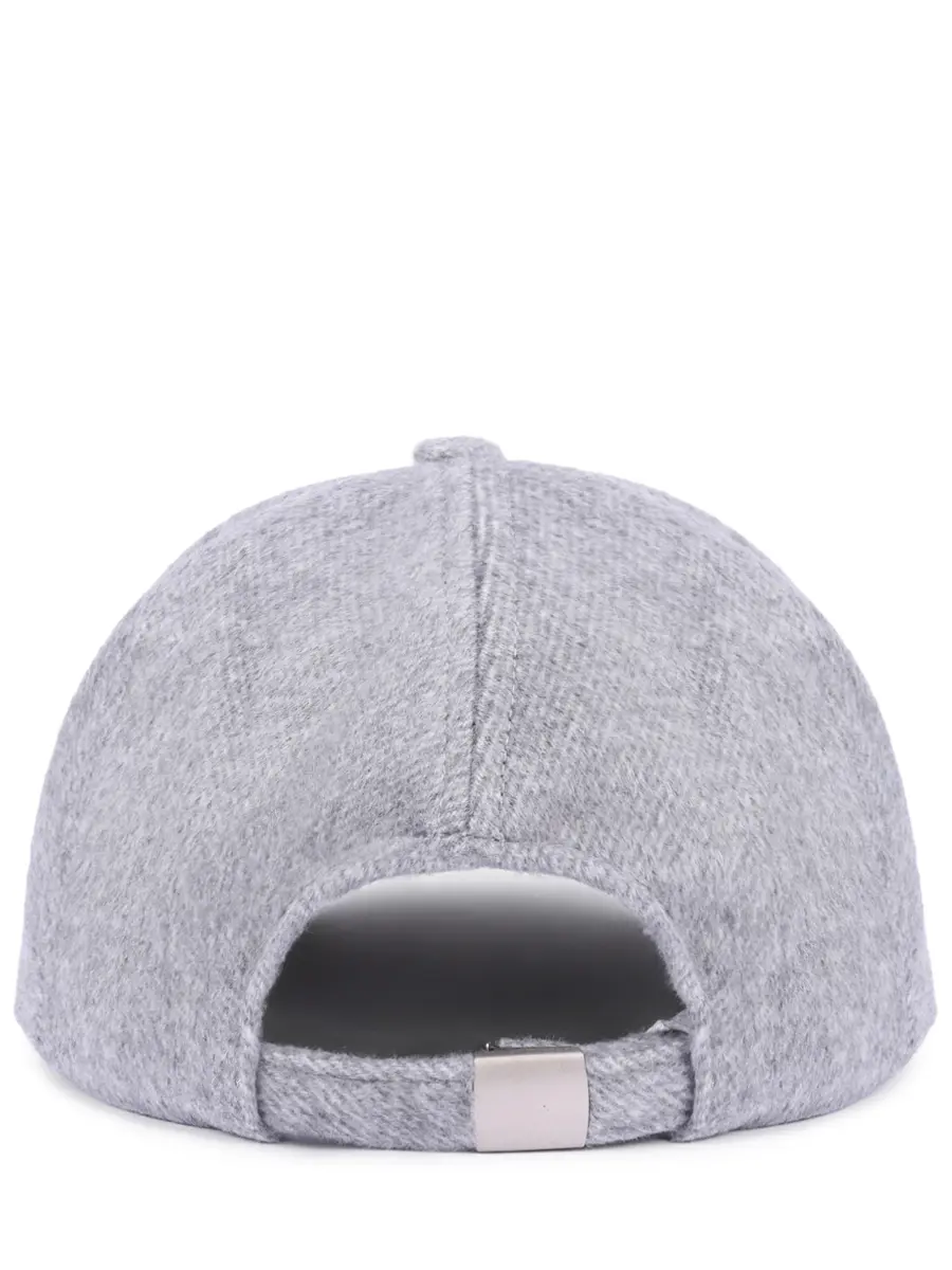 Бейсболка из шерсти и вискозы PAUL TAYLOR PT706 0143 502 Серый  Фото 2