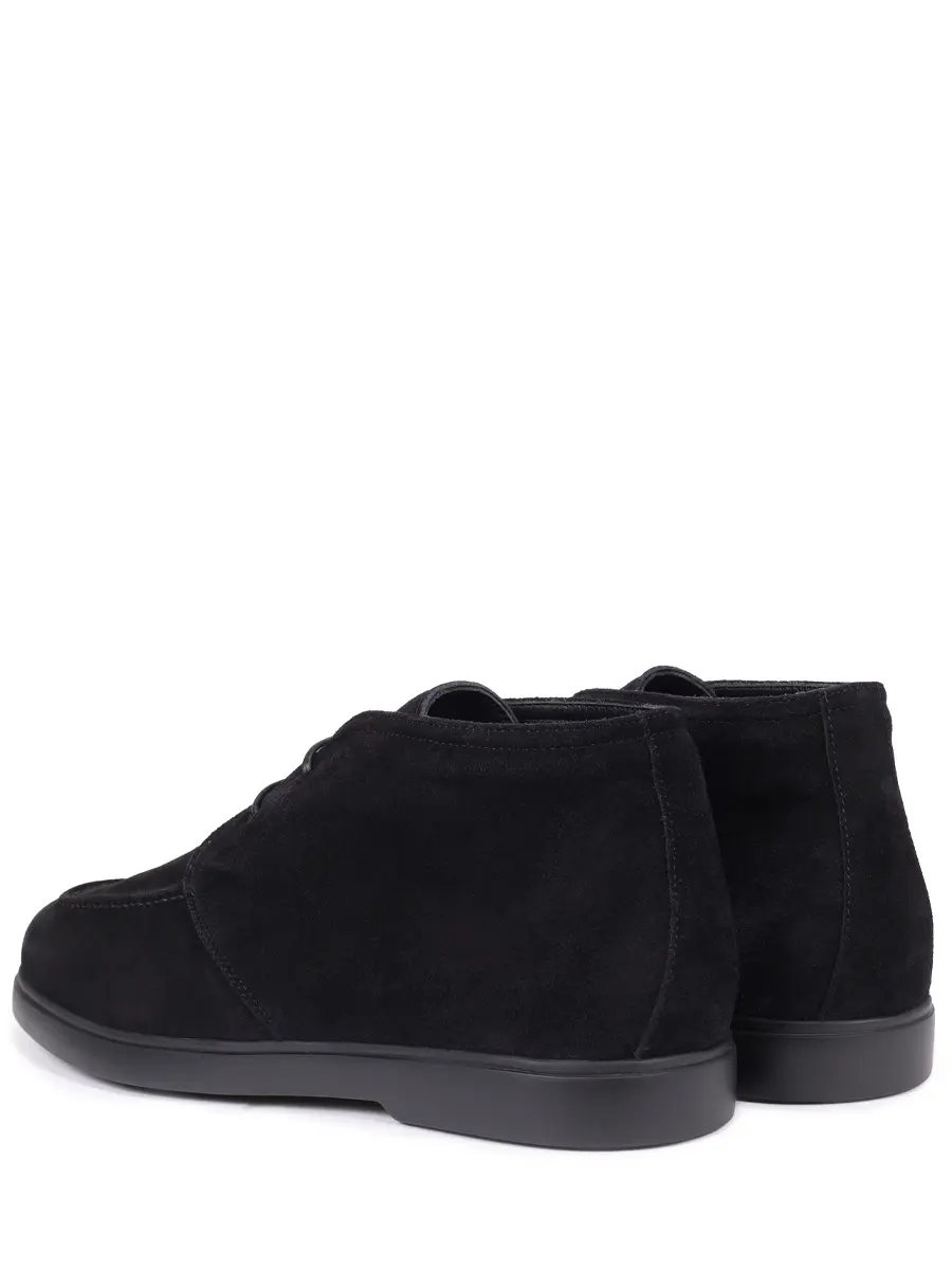 Ботинки замшевые на меху BLU BARRETT EDWIN-12096.25 Черный  Фото 4