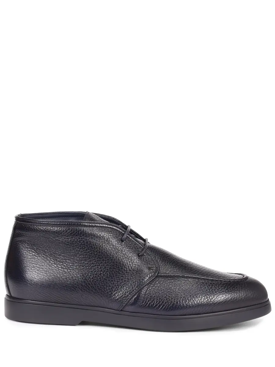 Ботинки кожаные на меху BLU BARRETT EDWIN-12096.8 Синий 