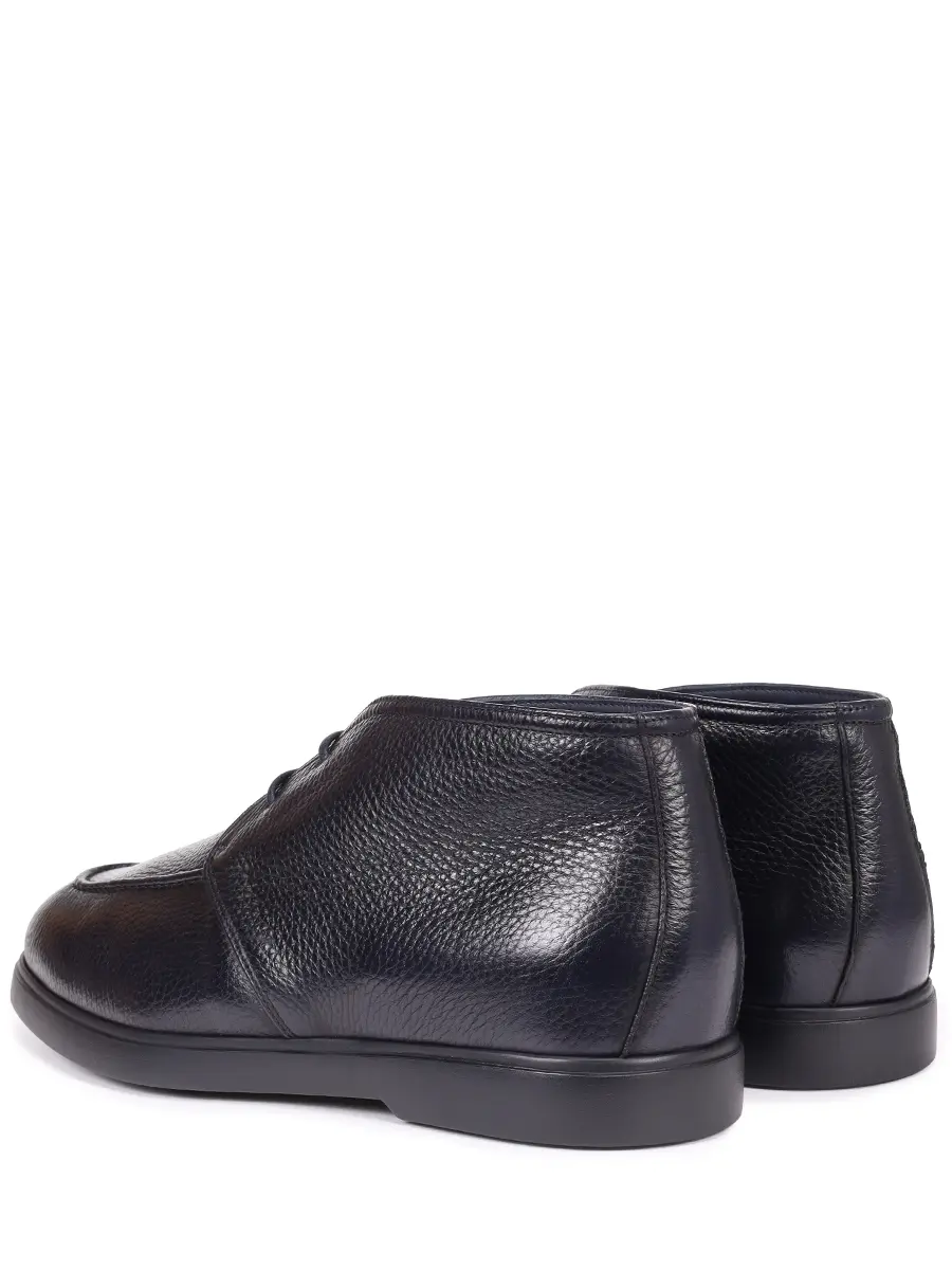 Ботинки кожаные на меху BLU BARRETT EDWIN-12096.8 Синий  Фото 4