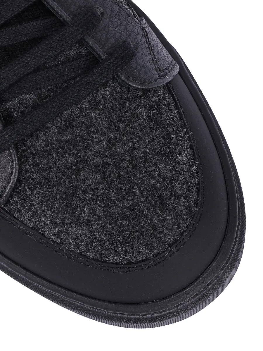 

Кеды комбинированные на меху, Черный, PHAN-13248.15