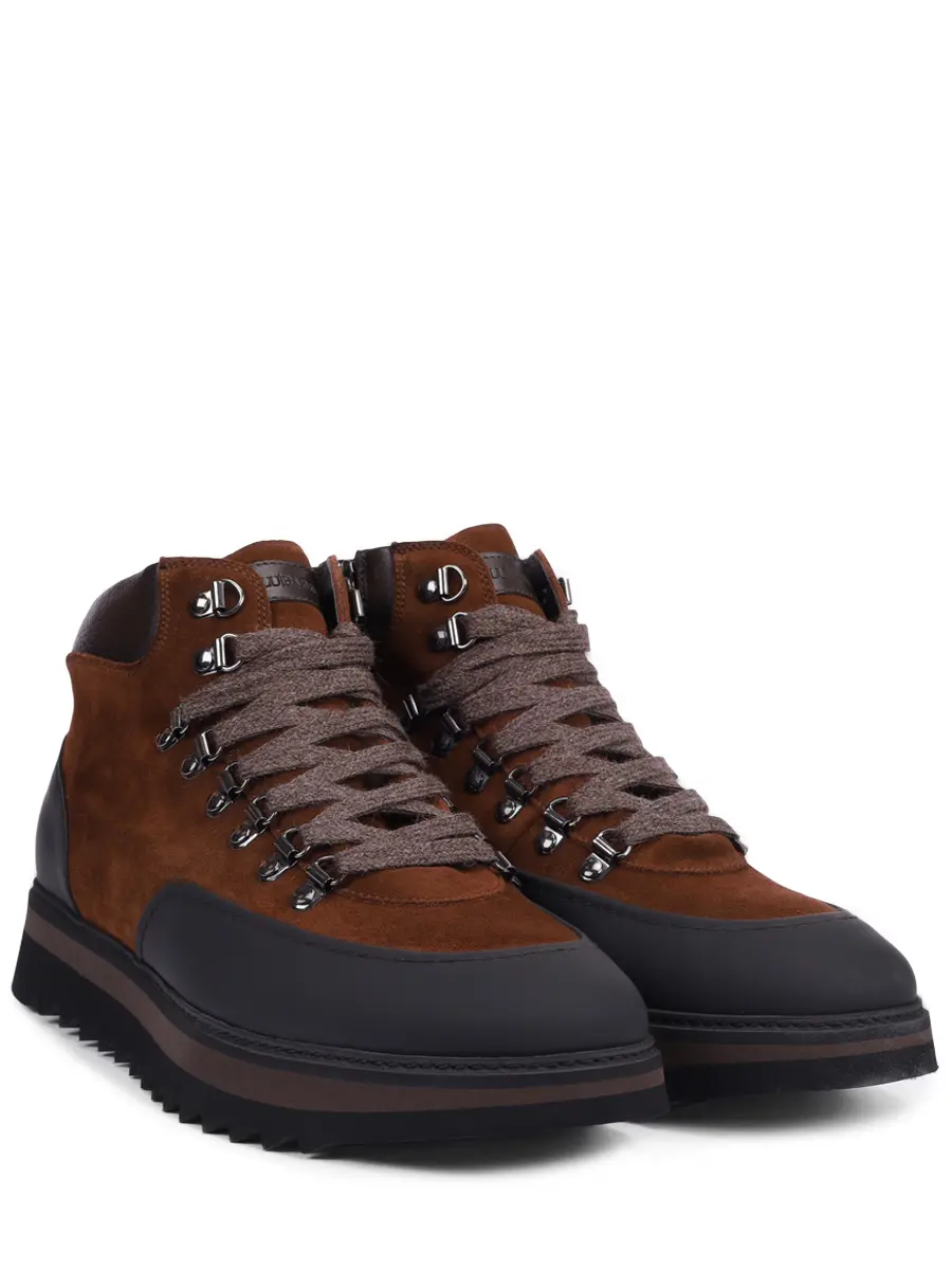 Ботинки комбинированные на байке BLU BARRETT MEGEVE-13841.2 Черный  Фото 2