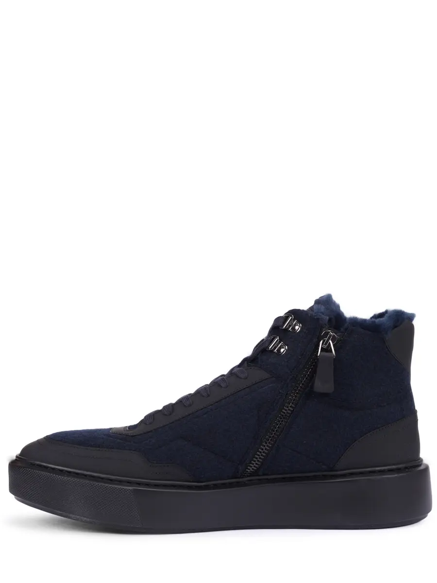 Кеды текстильные на меху BLU BARRETT RISE-13143.6 Синий  Фото 3