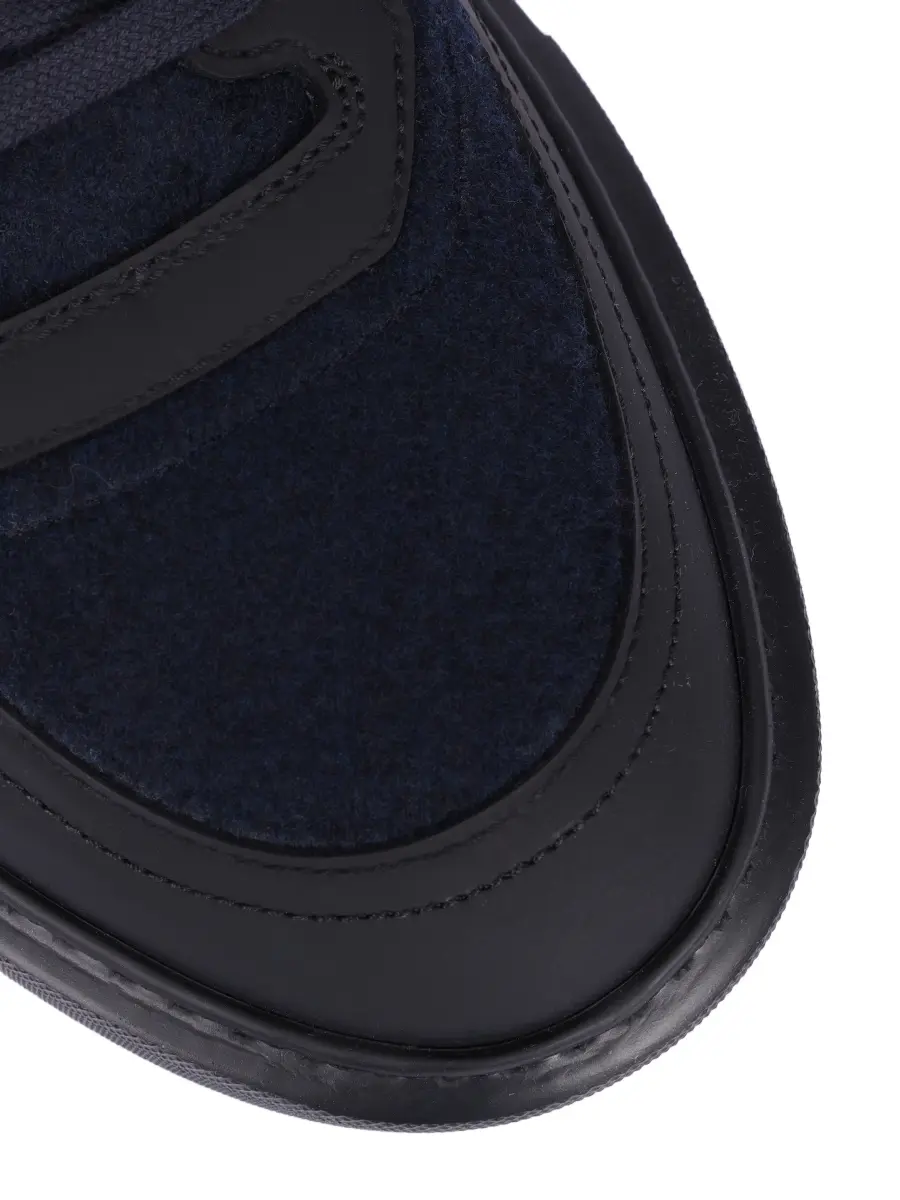 Кеды текстильные на меху BLU BARRETT RISE-13143.6 Синий  Фото 5