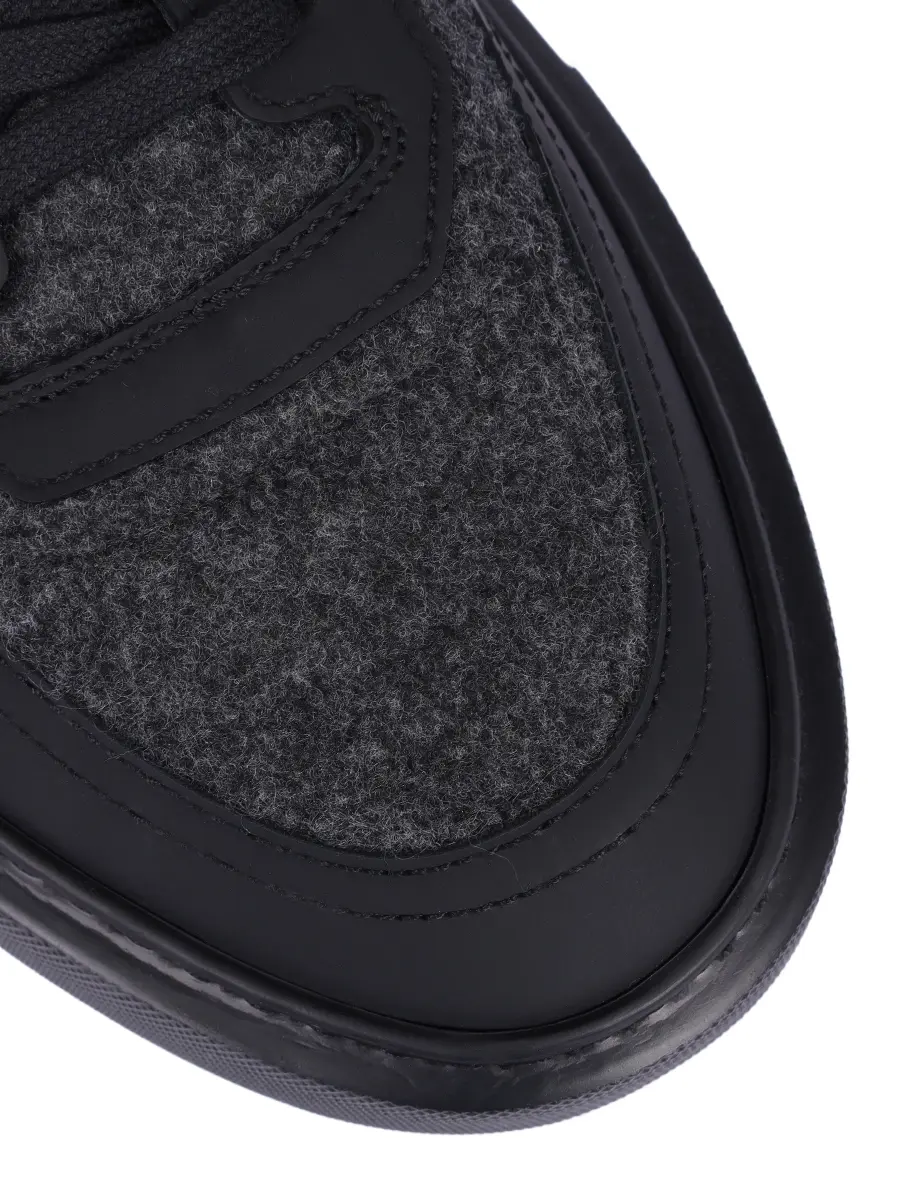 Кеды текстильные на байке BLU BARRETT RISE-13143.7 Серый  Фото 5