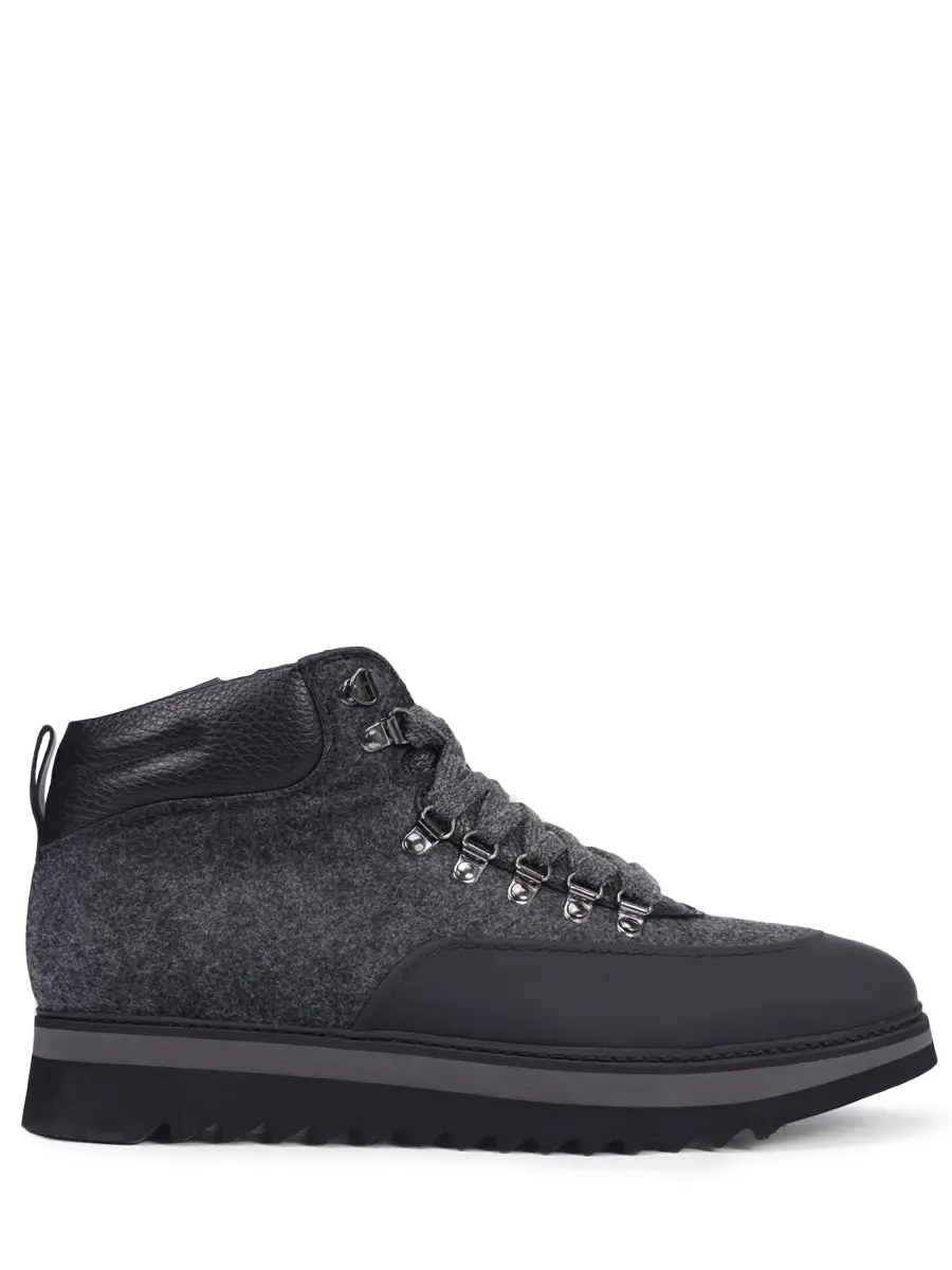 Ботинки комбинированные на меху BLU BARRETT MEGEVE-13146.3 Черный 