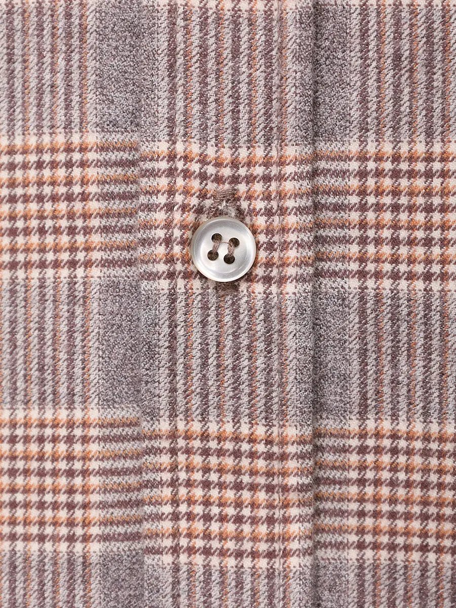 Рубашка Regular Fit хлопковая PAUL & SHARK 15313034CF/C72 Клетка  Фото 6