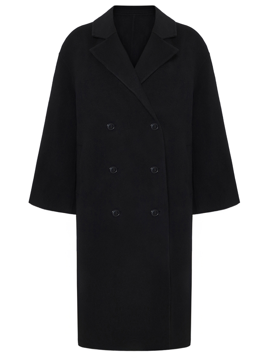 

Пальто шерстяное Borneo, Черный, BORNEO LDS