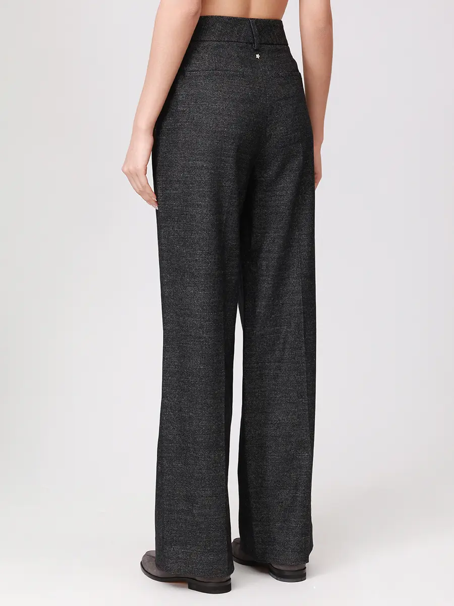 Брюки шерстяные LORENA ANTONIAZZI I2546PA01H_5026 997 Темно- Серый  Фото 3