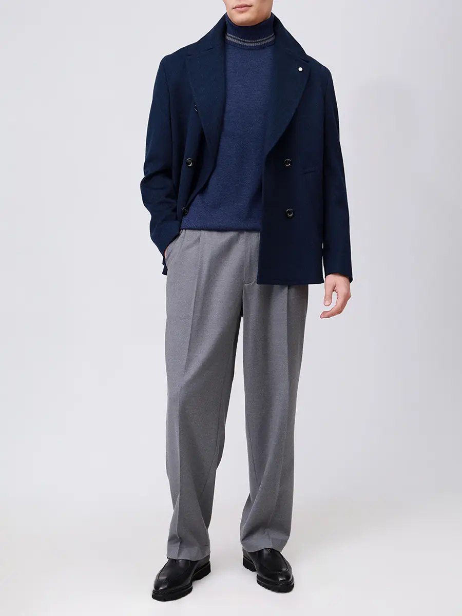 

Бушлат шерстяной, Синий, 57505/5/9105