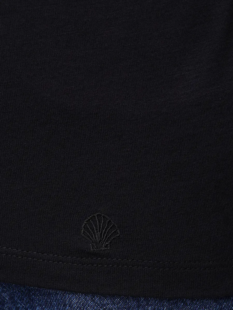 Лонгслив из вискозы и шерсти Ava LOULOU DE SAISON AVA LDS Черный  Фото 6