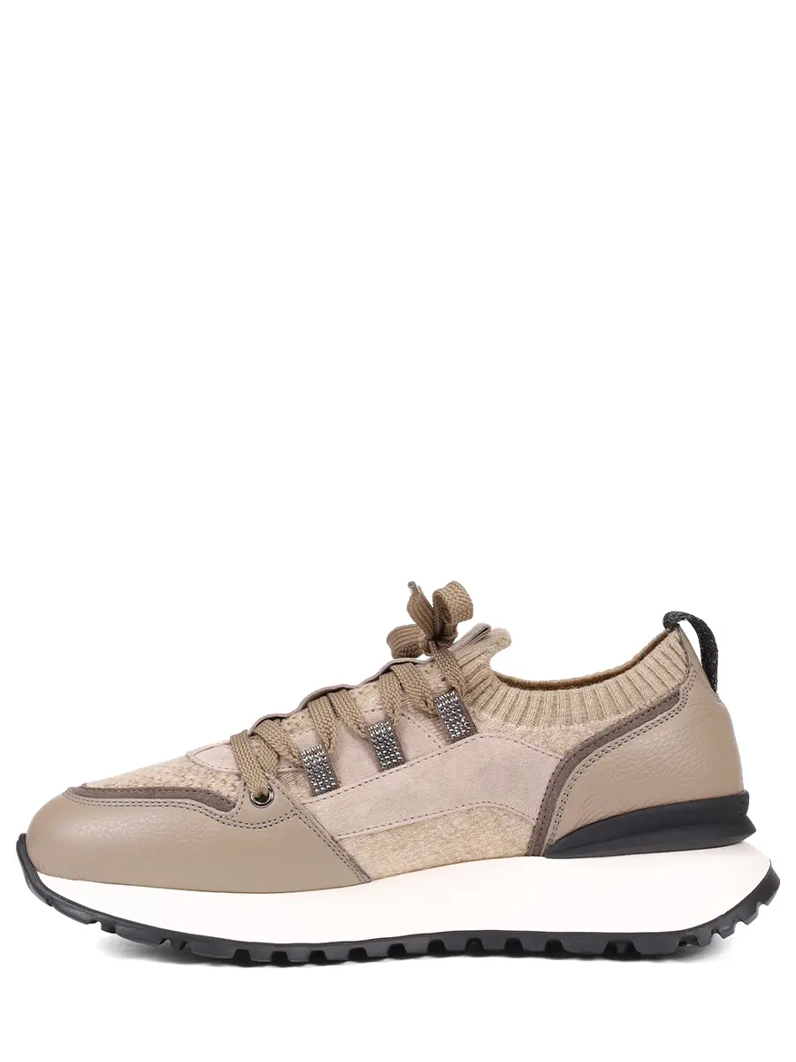 Кроссовки комбинированные на байке DOUCAL`S DD8730WHITPX801NM49 Бежевый  Фото 3