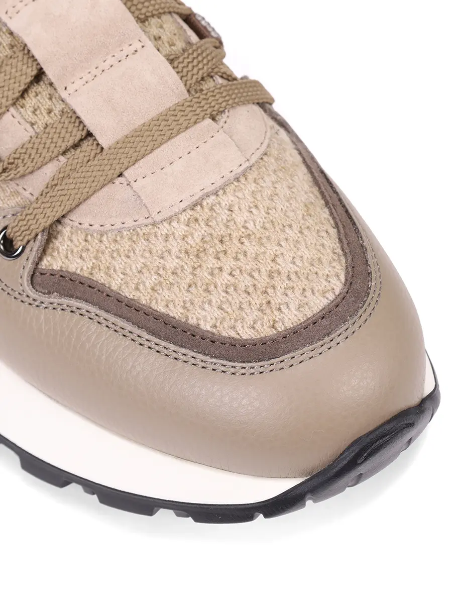 Кроссовки комбинированные на байке DOUCAL`S DD8730WHITPX801NM49 Бежевый  Фото 5