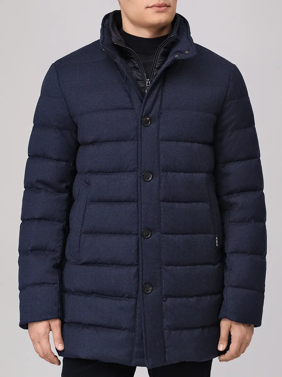 Пуховик стеганый HETREGO 8P515 F 25W016 NGM GARRETT Синий  Фото 4