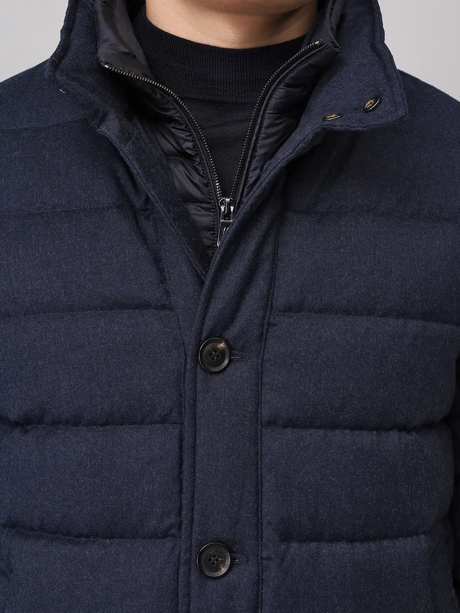 Пуховик стеганый HETREGO 8P515 F 25W016 NGM GARRETT Синий  Фото 5