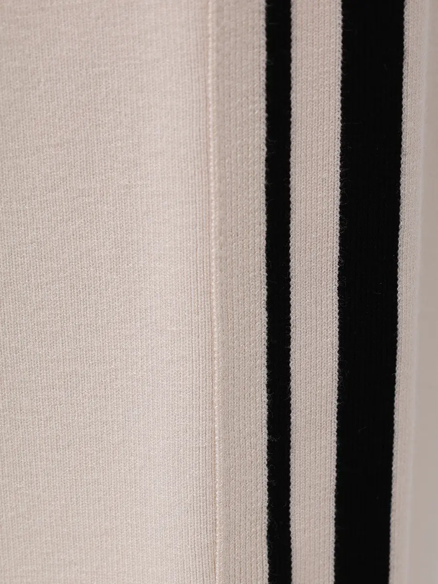 Брюки из вискозы ELENA MIRO P621Z010MMA2 Кремовый  Фото 6