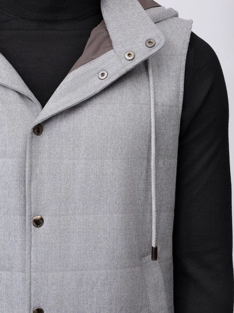 Жилет стеганый LUBIAM 54536/1/9172 Серый  Фото 5