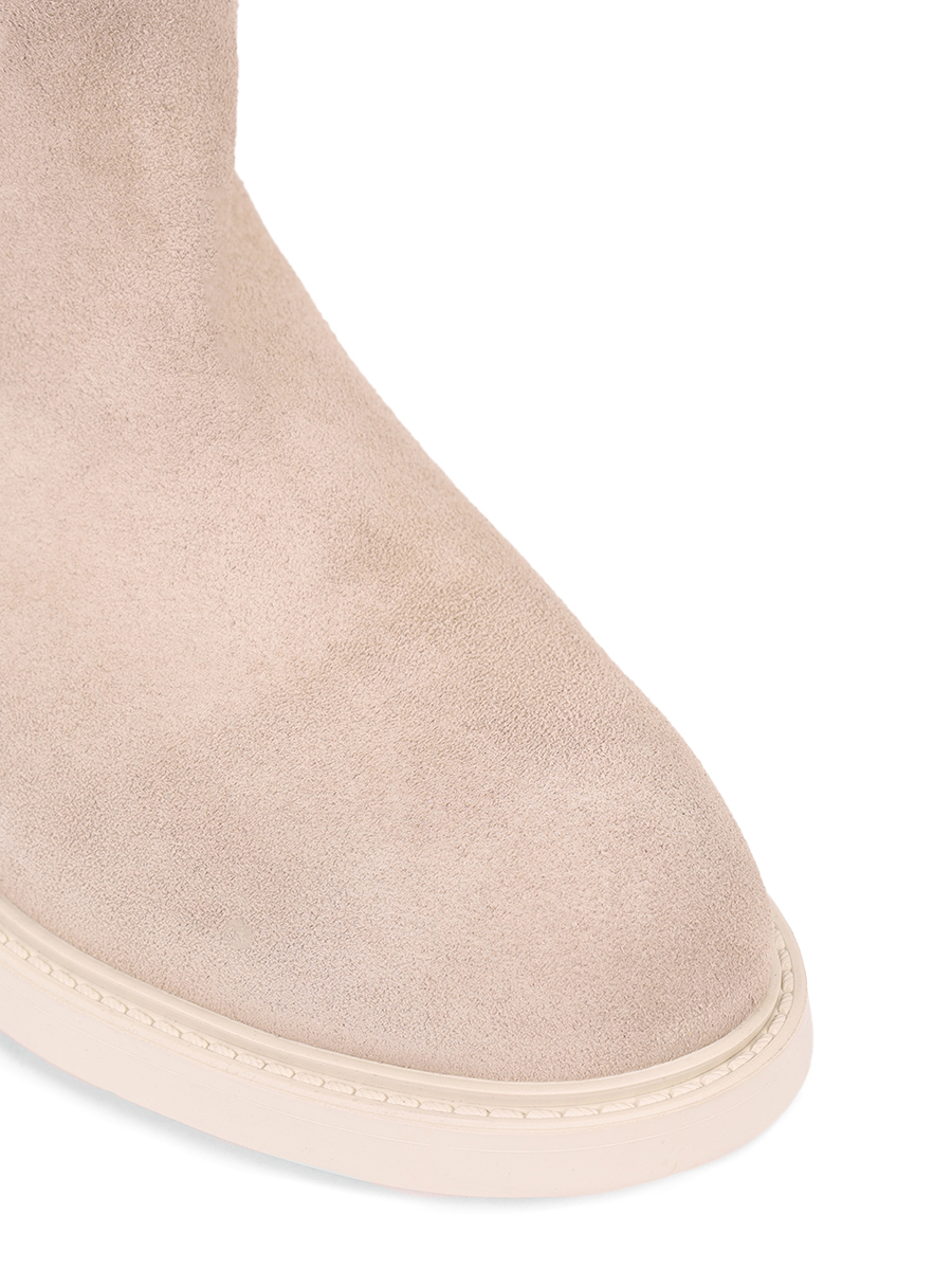 

Сапоги замшевые, Кремовый, DD8746BRUGUF252WC15