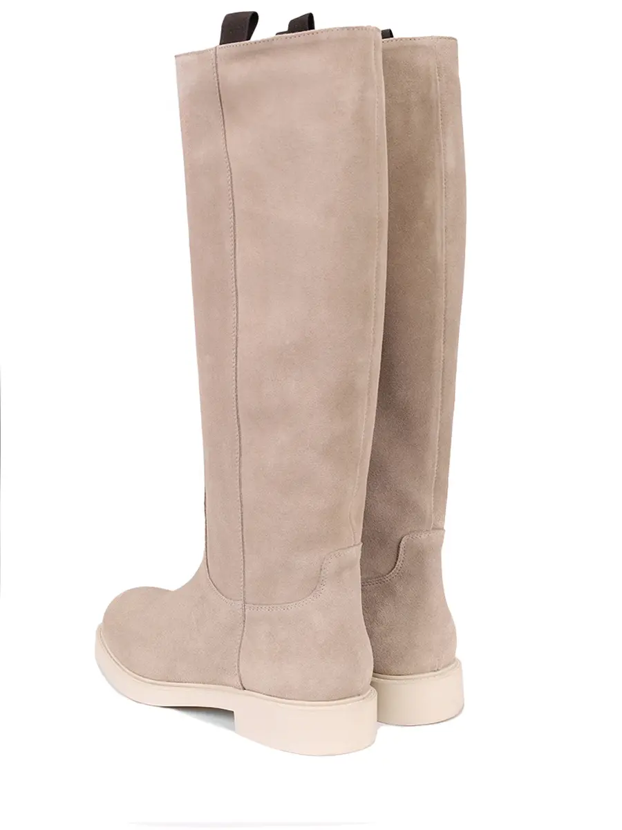 Сапоги замшевые DOUCAL`S DD8746BRUGUF252WC15 Кремовый  Фото 4