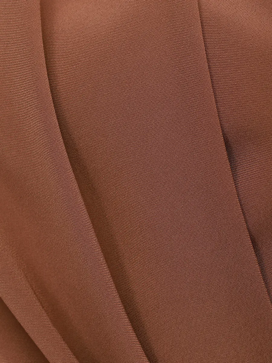 Платье однотонное KITON D60303K04S4609000 Коричневый  Фото 6