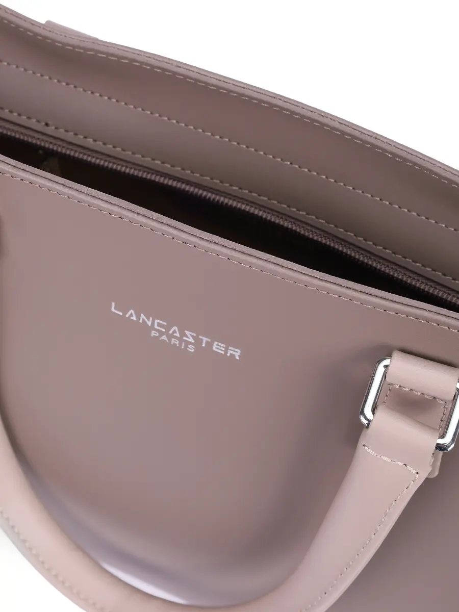 Сумка кожаная LANCASTER 437-03-TAUPE_GALE Светло- Бежевый  Фото 4