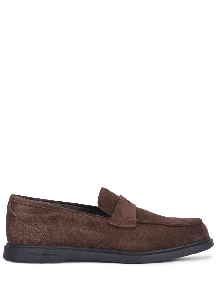 

Лоферы замшевые на байке, Коричневый, 67823-PL41823