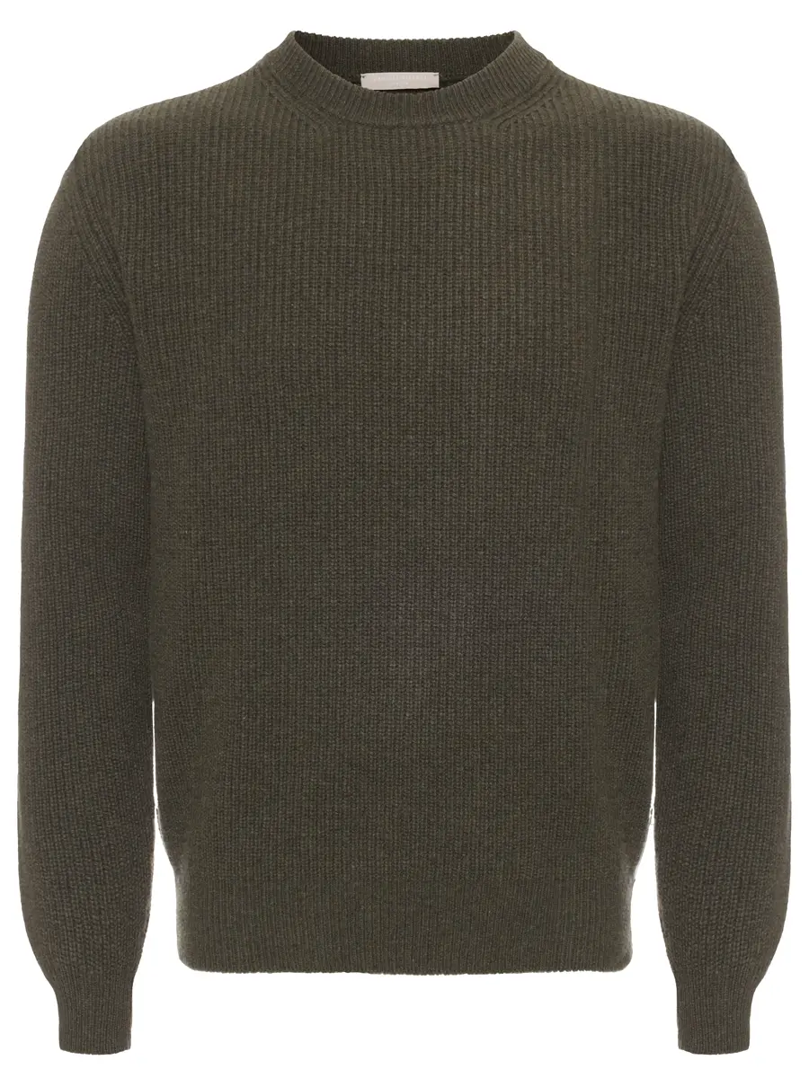 Джемпер кашемировый DANIELE FIESOLI 3390/41MILITARE Хаки 