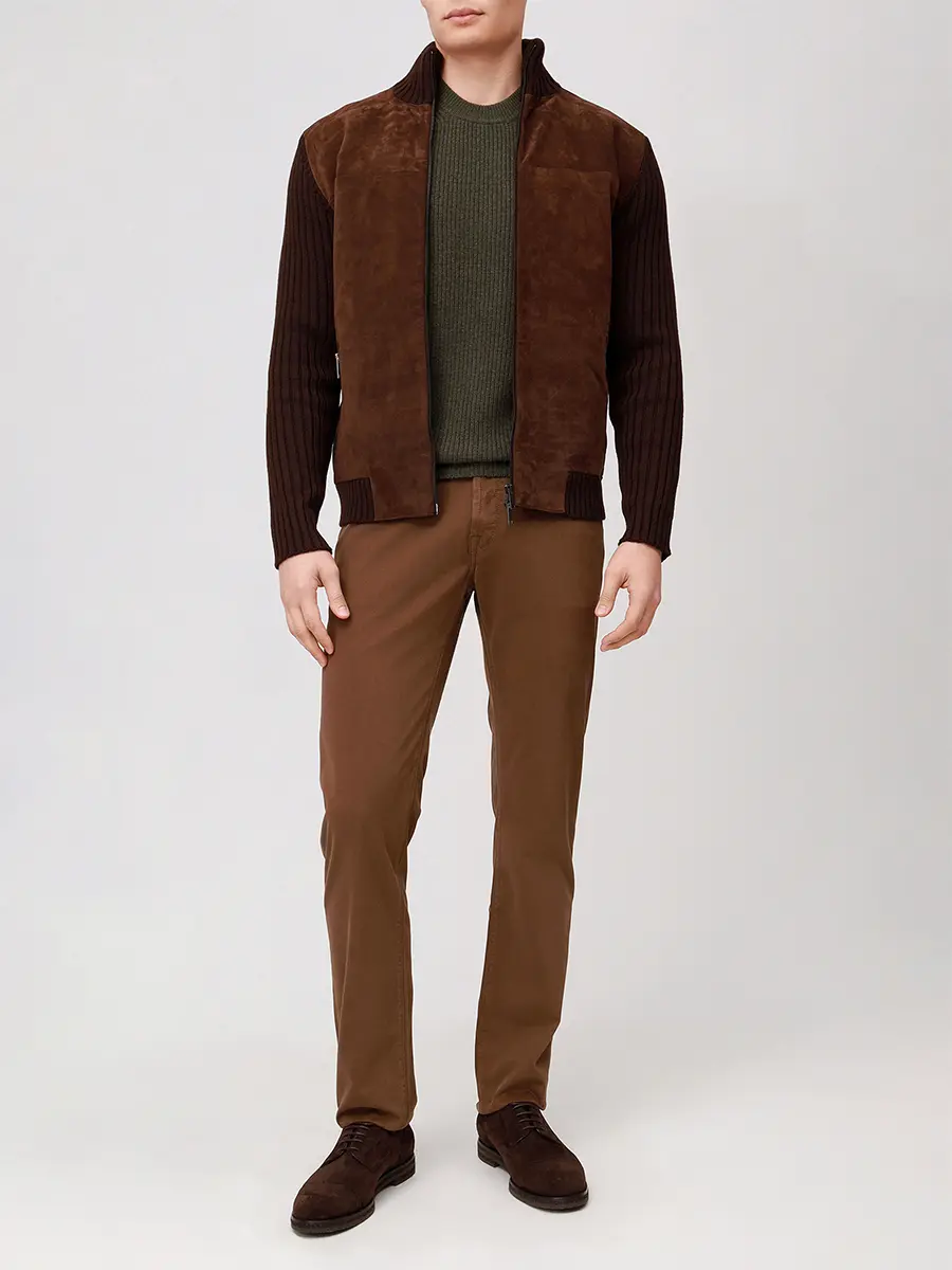 Джемпер кашемировый DANIELE FIESOLI 3390/41MILITARE Хаки  Фото 2