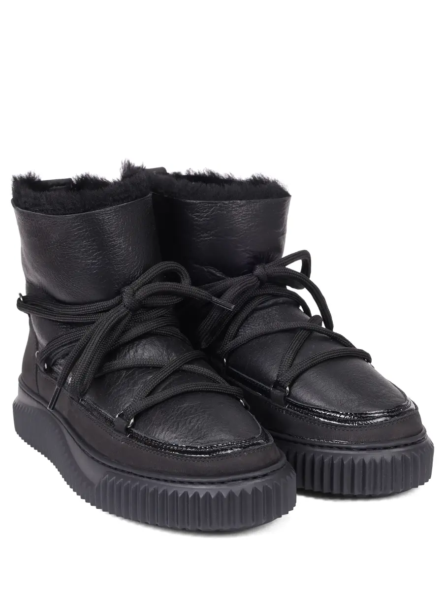 Ботинки кожаные на меху Cortina VOILE BLANCHE 001 2016958 06 0A01 Черный  Фото 2