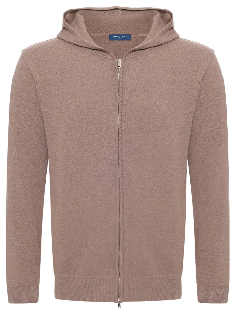 Кардиган шерстяной DANIELE FIESOLI 0035/Z/36 SABBIOSO Бежевый 