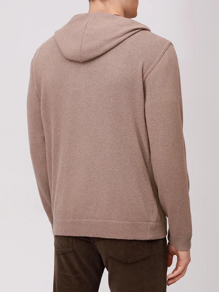 Кардиган шерстяной DANIELE FIESOLI 0035/Z/36 SABBIOSO Бежевый  Фото 3