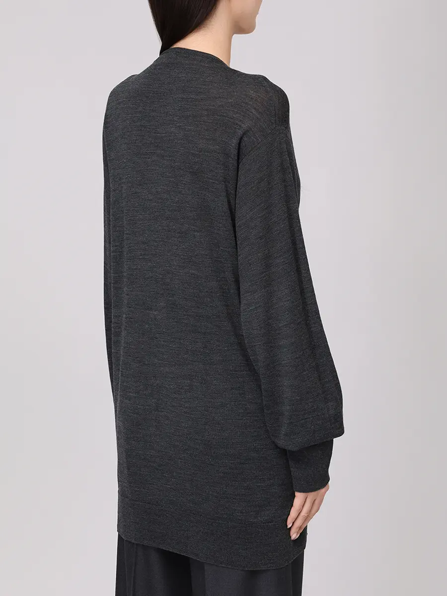 Пуловер шерстяной ALBERTA FERRETTI A093566030509 Серый  Фото 3