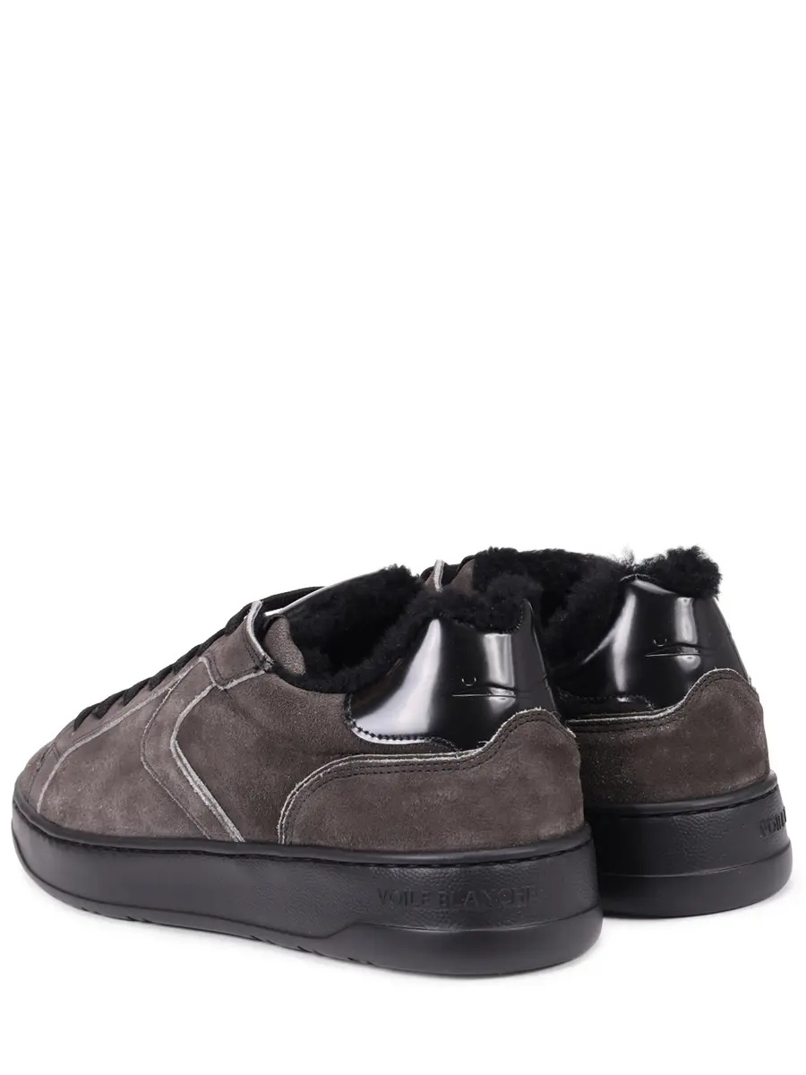 Кеды замшевые на меху VOILE BLANCHE 001 2018907 03 0A01 Серый  Фото 4