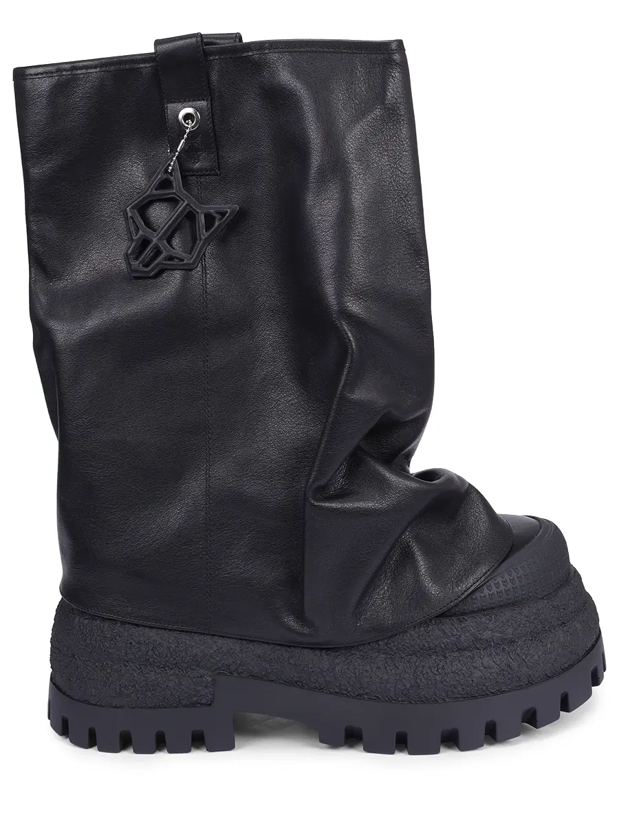 

Сапоги Disturb кожаные, Черный, DISTURB LEATHER BLACK