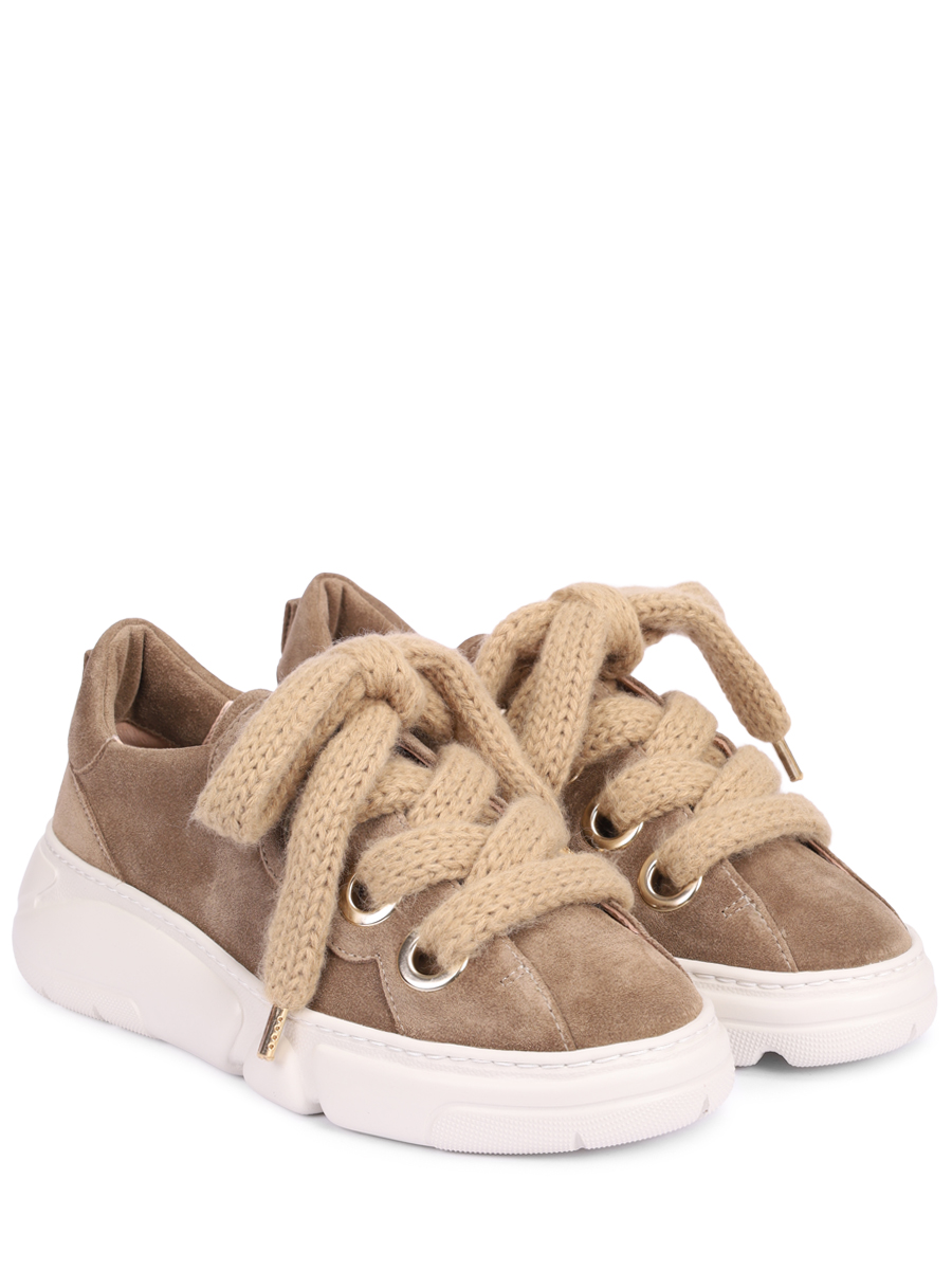 Кеды замшевые Soft Bubble AGL D938055FGFERGU Бежевый  Фото 2