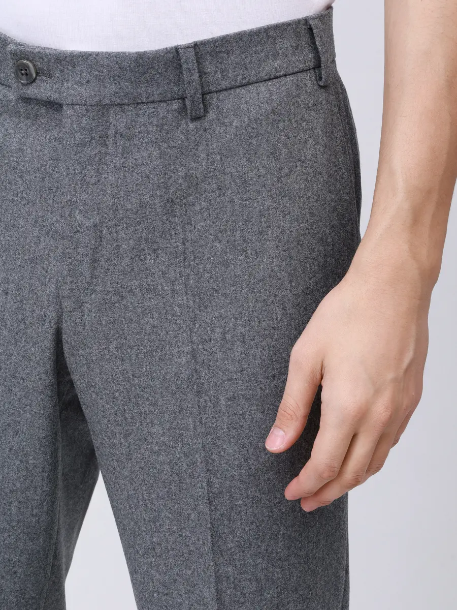 Брюки шерстяные HILTL 42053/14/PIACENZA Серый  Фото 5