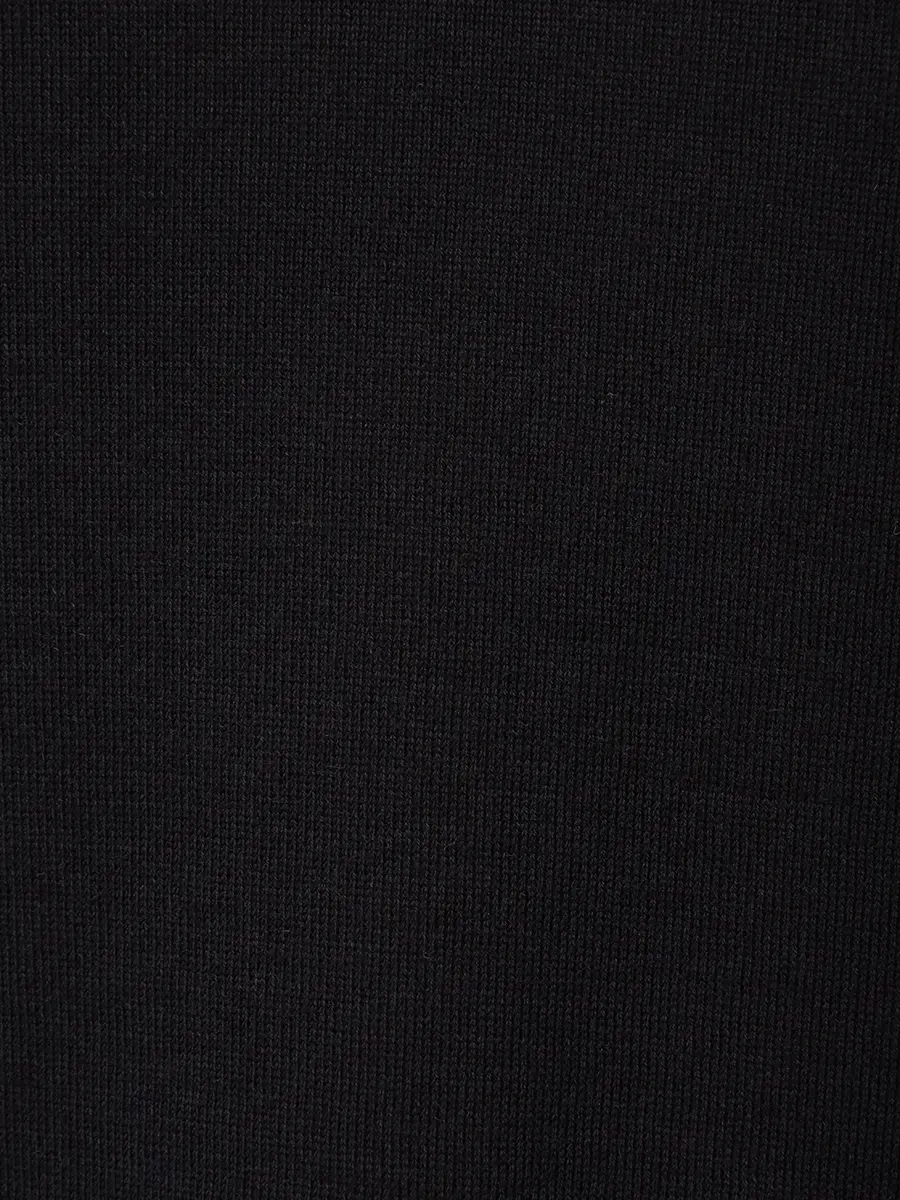 Водолазка из шерсти и кашемира AGNONA K210U28U-0V1809U-K09 Черный  Фото 6